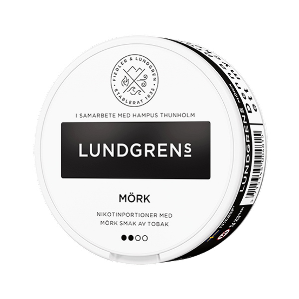 Lundgrens Σακουλάκια νικοτίνης Mörk